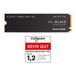 SSD Interne M.2 NVMe Western Digital WD_Black SN850X - 4 To, PCIe 4.0, 7,300 Mo/s lecture, 6,600 Mo/s écriture (WDS400T2X0E)