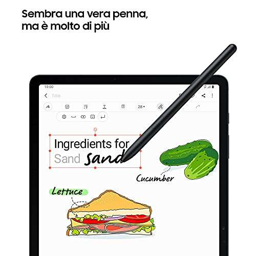 Tablette 12,4" Samsung T733 Tab S7 FE - WiFi, 6/128Go - Noir (Vendeur tiers)