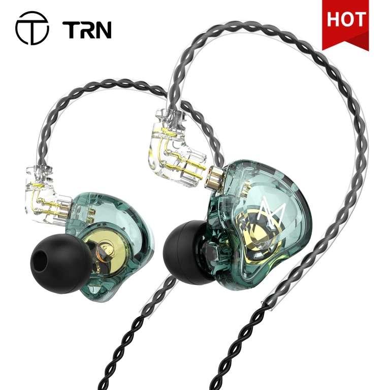 Écouteurs intra-auriculaires dynamiques TRN MT1 (avec microphone)