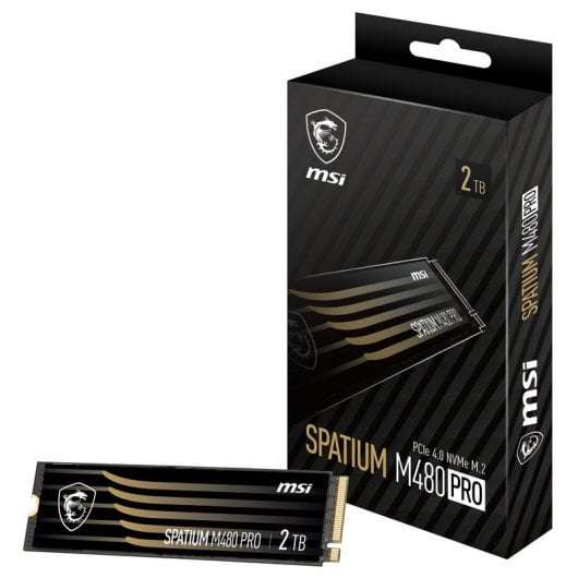 SSD Interne MSI Spatium M480 Pro 2 To M.2 PCIe 4.0 NVMe