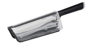 Tefal Couteau de chef 16,5 cm, Aiguisage intégré exclusif, Couteau de cuisine polyvalent, Acier inoxydable allemand, Ever Sharp