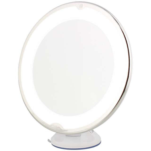 Miroir de maquillage avec éclairage - 21 x 8,5 x 22 cm.