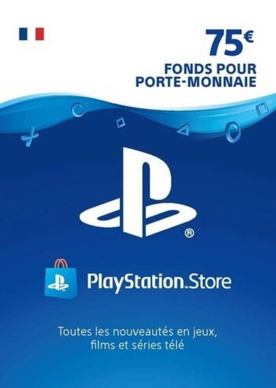 Carte PlayStation Network 75€ (Dématérialisé)