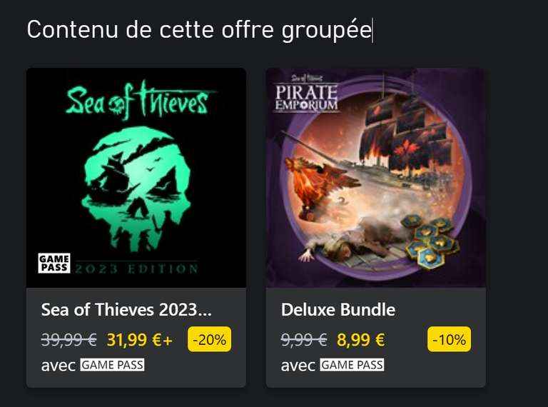 Sea of Thieves - Deluxe Edition sur PC, Xbox One & Series X|S (Dématérialisé, activation store Argentine)