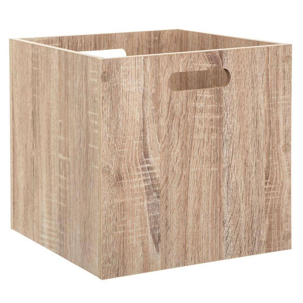 Boîte de Rangement Five - Coloris Bois Naturel, 31cm