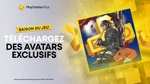 Avatars exclusifs Offerts pour PS5 & PS4 (+ PS3 & PS Vita) / 15 % de réduction sur les articles officiels PlayStation Gear