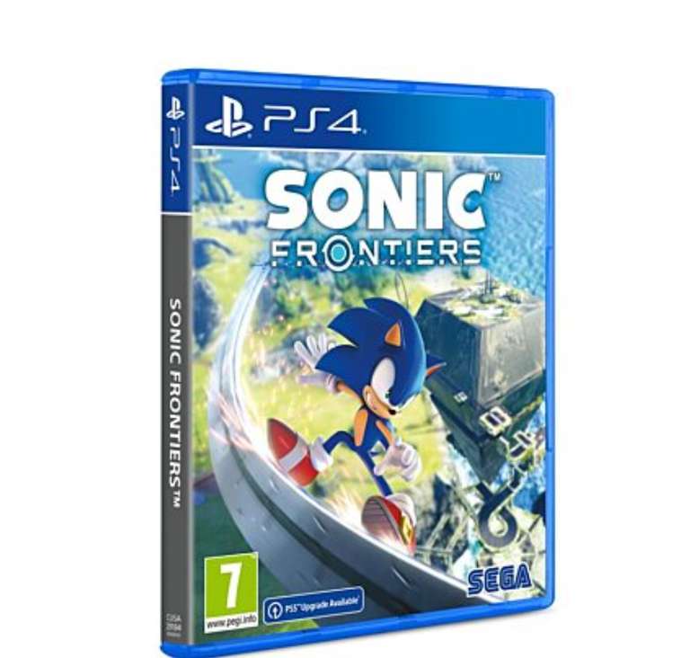 Sonic : Frontiers sur XBox/PS4 (via 10.07EUR de fidélité)