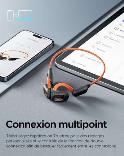 Casque ouvert Bluetooth Truefree F2 pour le sport (via coupon - vendeurs tiers)