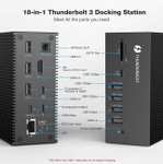 Sélection d'articles en promotion - Ex: Station d'accueil USB C Thunderbolt Dock 40 Gbit/s (Via coupon)
