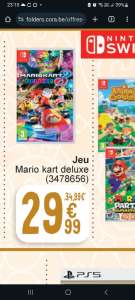 Jeu Mario kart deluxe sur Nintendo Switch (Frontaliers Belgique)