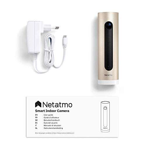 Caméra de Surveillance Intérieure Intelligente Netatmo Welcome (Via Remise Panier - Occasion - Très Bon)