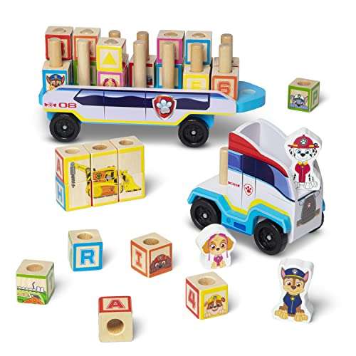Camions à blocs ABC en bois La Pat' Patrouille - créatif et éducatif