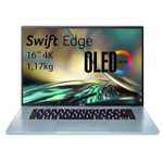 PC portable 16" Acer Swift SFA16-41-R0RT - OLED WQUXGA (3840 x 2400), AMD Ryzen 7 6800U, 16 Go de RAM, SSD 1To, Windows 11