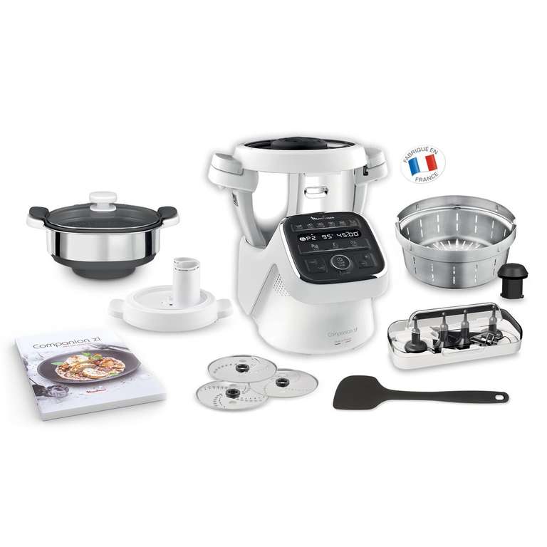 Pack robot de cuisine Moulinex Companion XL (YY4591FG) +8 accessoires (+100€ de bon d'achat)