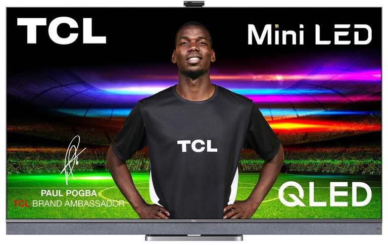 TV 65" TCL Mini LED 65C822 - 4K UHD, QLED, Smart TV (via ODR de 200€)