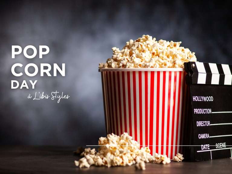 Popcorn et séances de cinéma muet gratuits à l'Ibis Styles Évry (91)