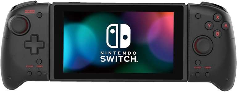 Manette Hori Nintendo Switch Split Pad Pro - Édition Noire transparente pour Nintendo Switch