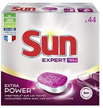 Paquet de 44 tablettes lave-vaisselle Sun Extra Power (via ODR 1€ MVEC)