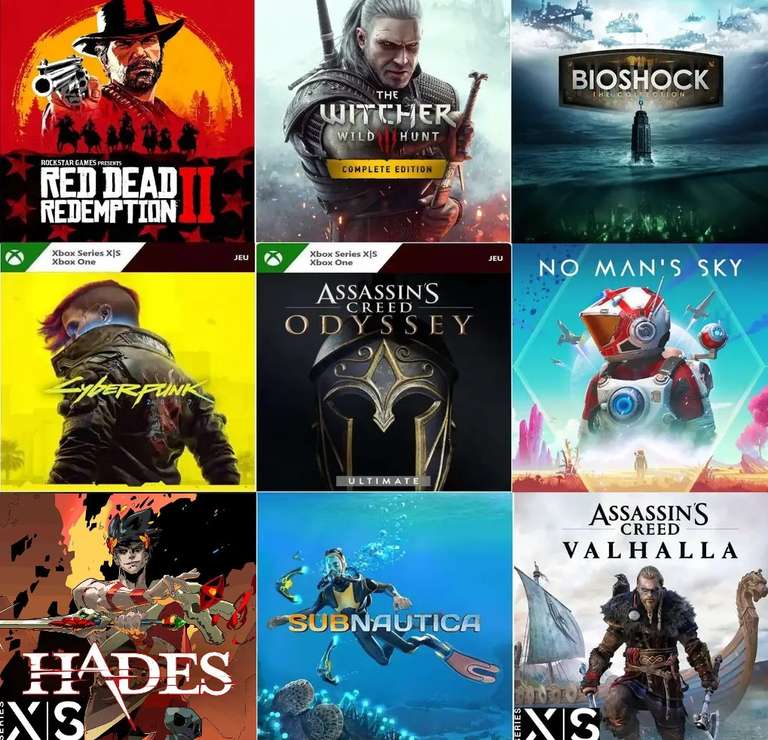Sélection de jeux Xbox One et Series XIS - Ex: No Man's Sky (Dématérialisé - Activation store Argentine)