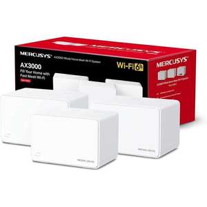WiFi 6 Mesh AX3000 Mbps Mercusys - Couverture jusqu'à 650 m²