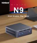 Mini PC ninkear N9 - Intel N95, RAM 8 Go, SSD 256 Go, 4x USB, 1x HDMI, 1xDP, 1xUSB-C, 1x RJ45, Windows 11 (Entrepôt EU)