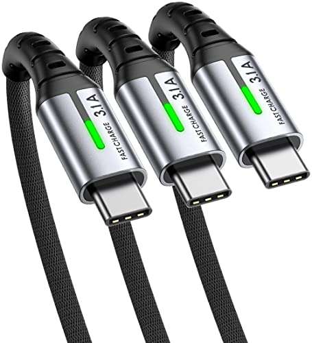 Lot de 3 Câbles USB-A vers USB-C Iniu - 0.5m + 2x 2m (via coupon - vendeur tiers)
