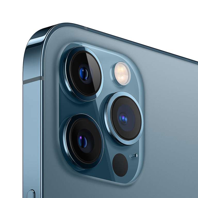 Smartphone 6.1" Apple iPhone 12 Pro 5G - full HD+ Retina, 128 Go, Bleu Pacifique (Reconditionné, Parfait État, Garantie 1 an)