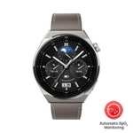 Montre connectée Huawei Watch GT 3 Pro Titanium + Huawei FreeBuds SE 2 - Active Noir ou Classic Gris, AMOLED 1.43", BT 5.2 (46 mm)