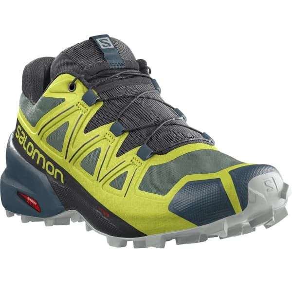 Chaussures de trail Salomon Speedcross 5 - Noir et jaune, tailles 42 2/3 au 44 2/3