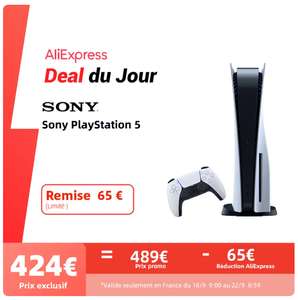 Console Sony PlayStation 5 (PS5) - Edition Standard (Version japonaise) + Chargeur EU