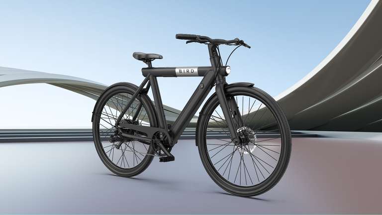 Vélo électrique mixte urbain Bird - 7 vitesses, autonomie 60 km