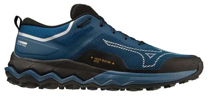 Chaussures de trail Homme Mizuno Wave Ibuki 4 GTX - Noir (Plusieurs tailles disponibles)