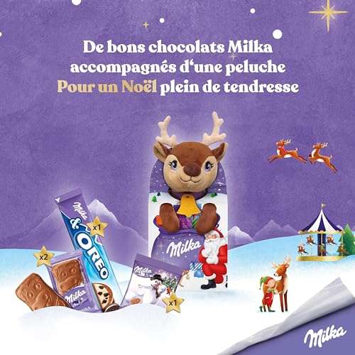 MILKA - Calendrier de l'avent - Chocolats de Noël - Boîte de 200 g