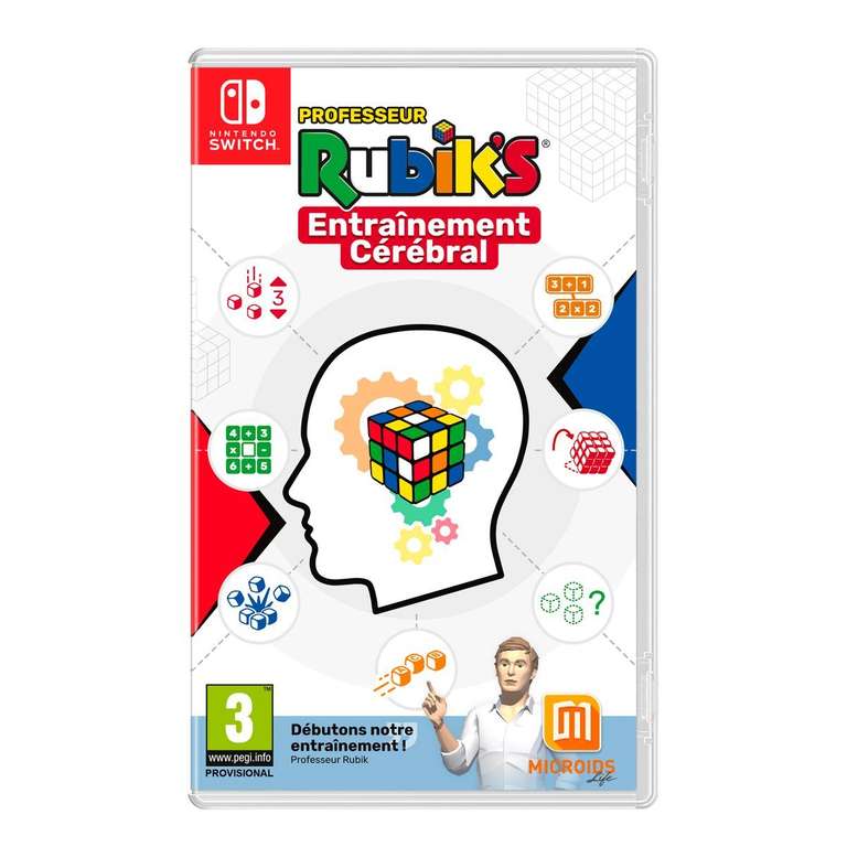 Jeu Professor Rubik's Entraînement Cérébral sur Nintendo Switch