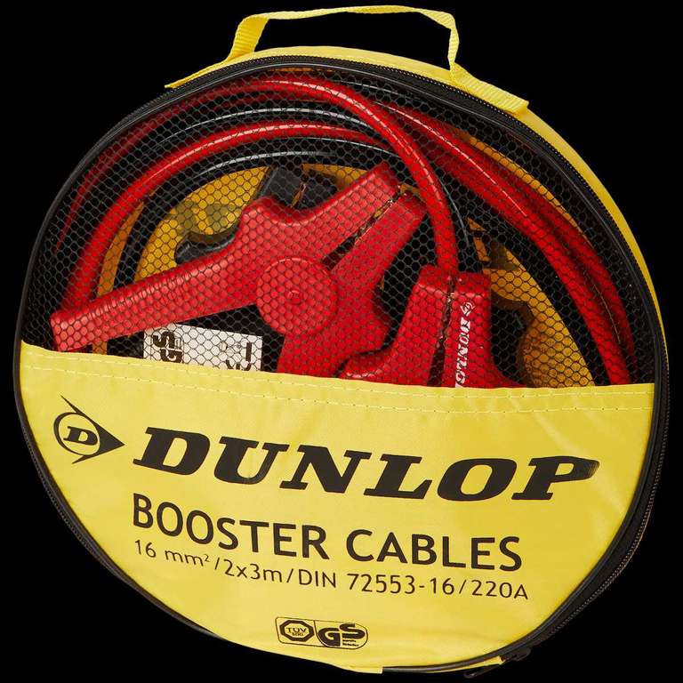 Set câbles de démarrage Dunlop - 2 x 3 mètres