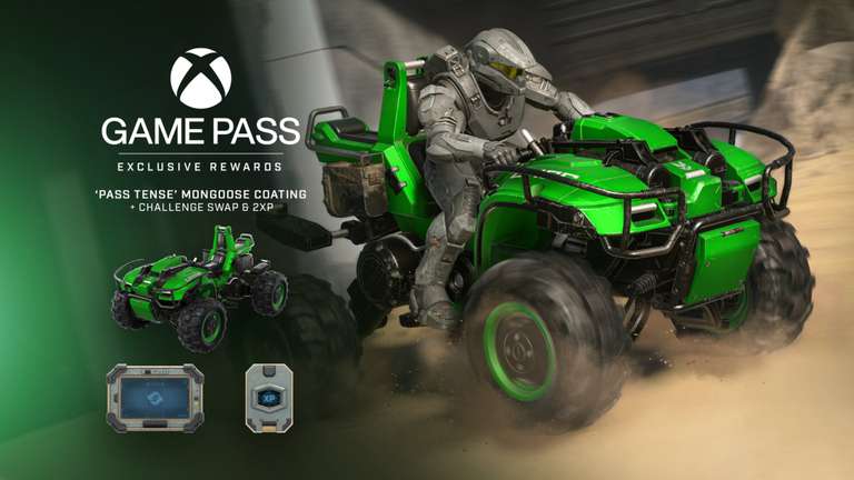 [Game Pass] Pass Tense Mongoose + Challenge Swap + 4 boosts double XP offerts sur Halo Infinite sur Xbox One, Series & PC (Dématérialisé)
