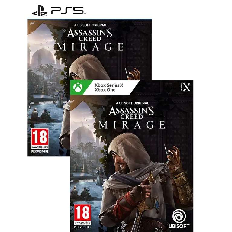 Assassin's Creed Mirage sur PS5, Xbox Series, Xbox One & PS4 (34,91€ pour les abonnés CMAX)