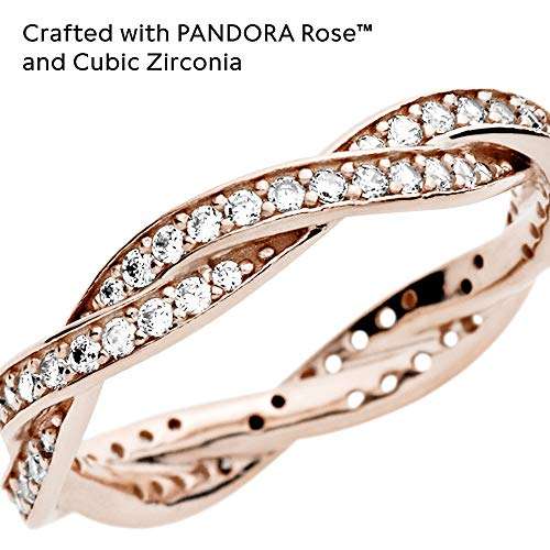 Bague Pandora - Plaquée or Rose 14 carats, taille 52 ou 54