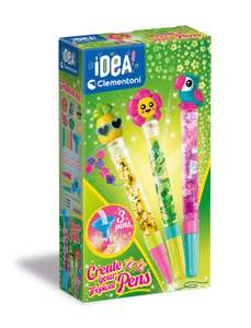 Set De Stylos Colorés Clementoni - Idea, Create Your Pens: Tropical, Stylo Personnalisable, Jeu Créatif Atelier