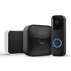 Caméra de surveillance HD sans fil Blink Outdoor (Kit 1 caméra) + Blink Video Doorbell + Sync Module 2 (passerelle Wifi)