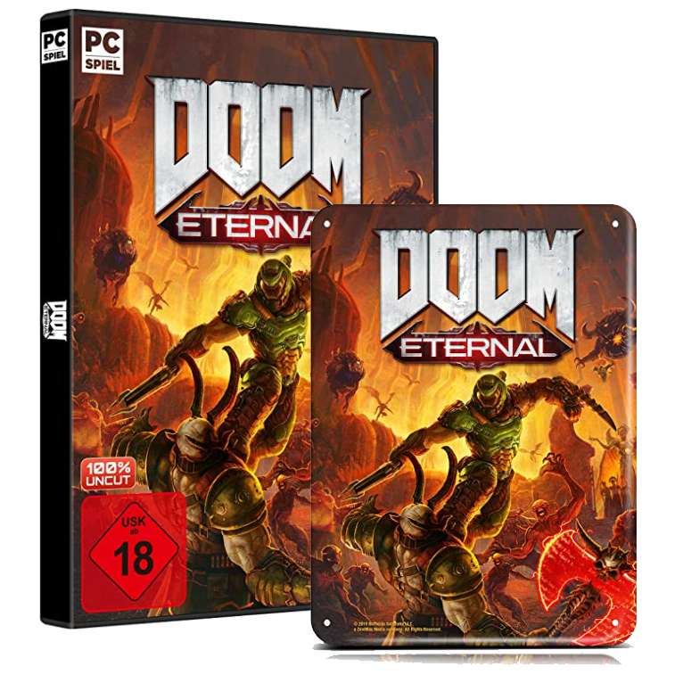 Doom Eternal sur PC avec Poster Métallique