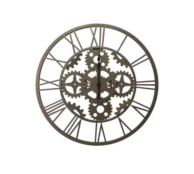 Horloge Rouage - Coloris gris (Via retrait magasin)