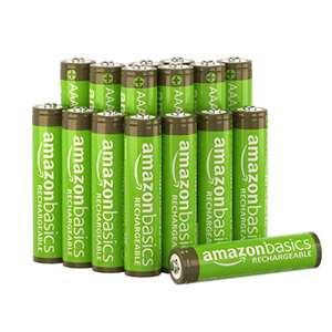 Lot de 16 Piles rechargeables AAA 800 mAh - Amazon Basics