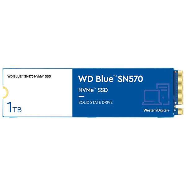 SSD interne M.2 NVMe Western Digital WD SN570 (WDS100T3B0C) - 1 To, TLC 3D