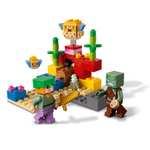 Jouet Lego La Récif Corallien : Explore les profondeurs de Minecraft 21164