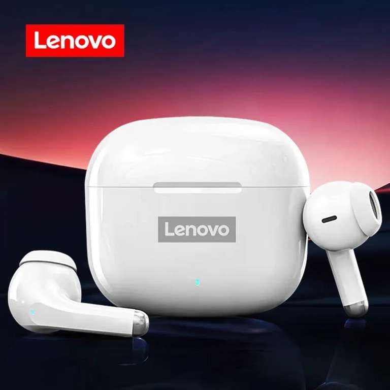 Écouteur sans fil Bluetooth Lenovo LP40 pro TWS - noir