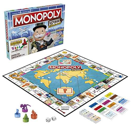 Jeu de société Monopoly Voyage Autour du Monde