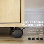 Desserte de cuisine à roulettes Homcom - Multi-rangements Placard Une Porte + 2 niches + tiroir (Via Coupon - Vendeur Tiers)