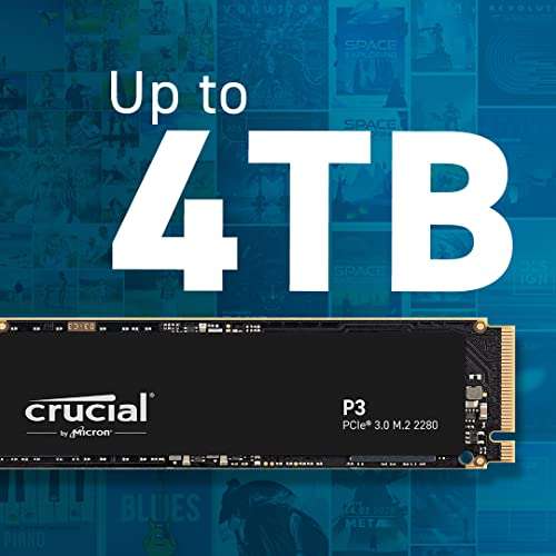 SSD interne M.2 NVMe Crucial P3 - 1 To