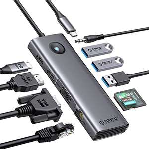 Hub USB-C Orico 10 en 1 (Vendeur Tiers)